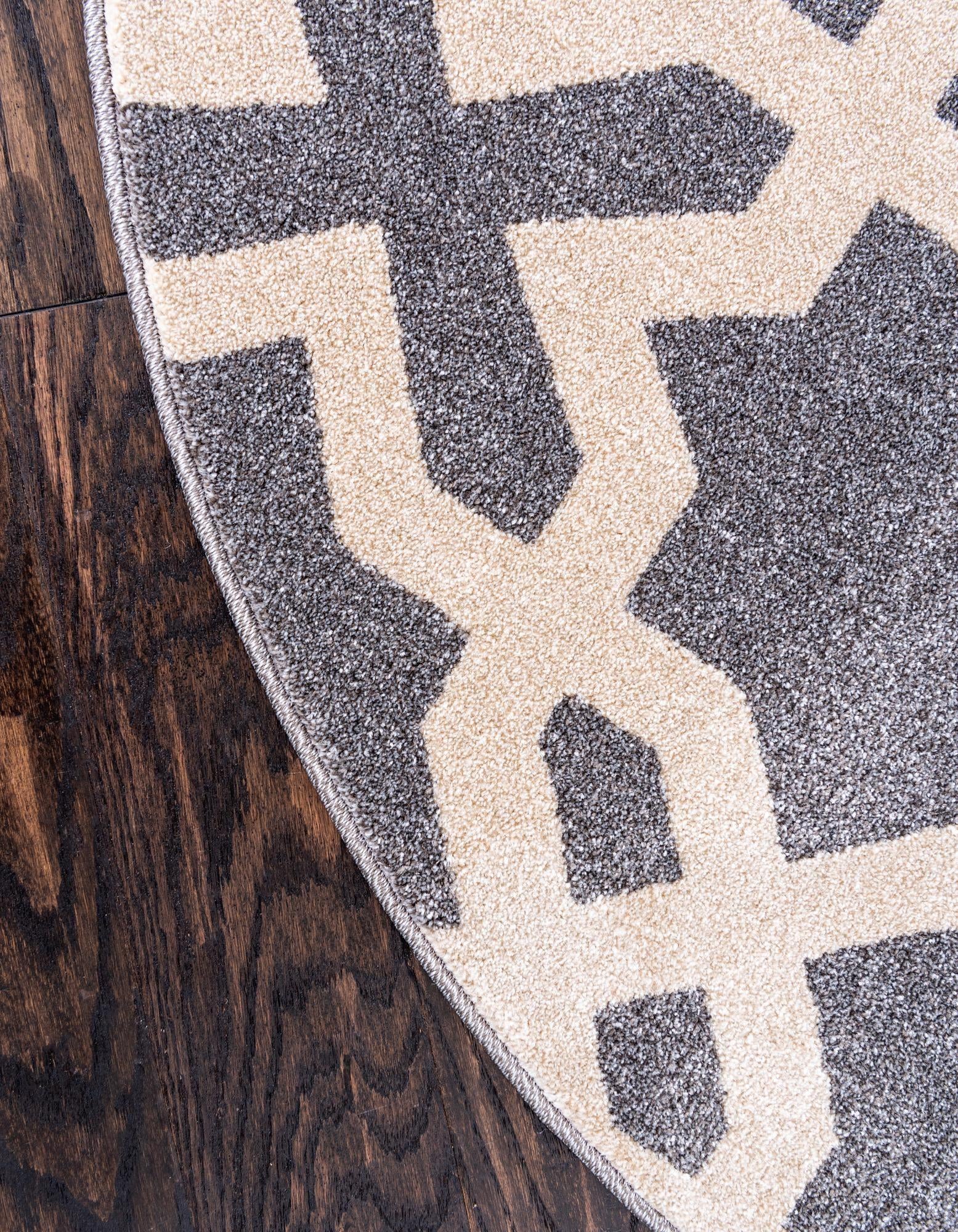8' x 8' Lattice Round Rug