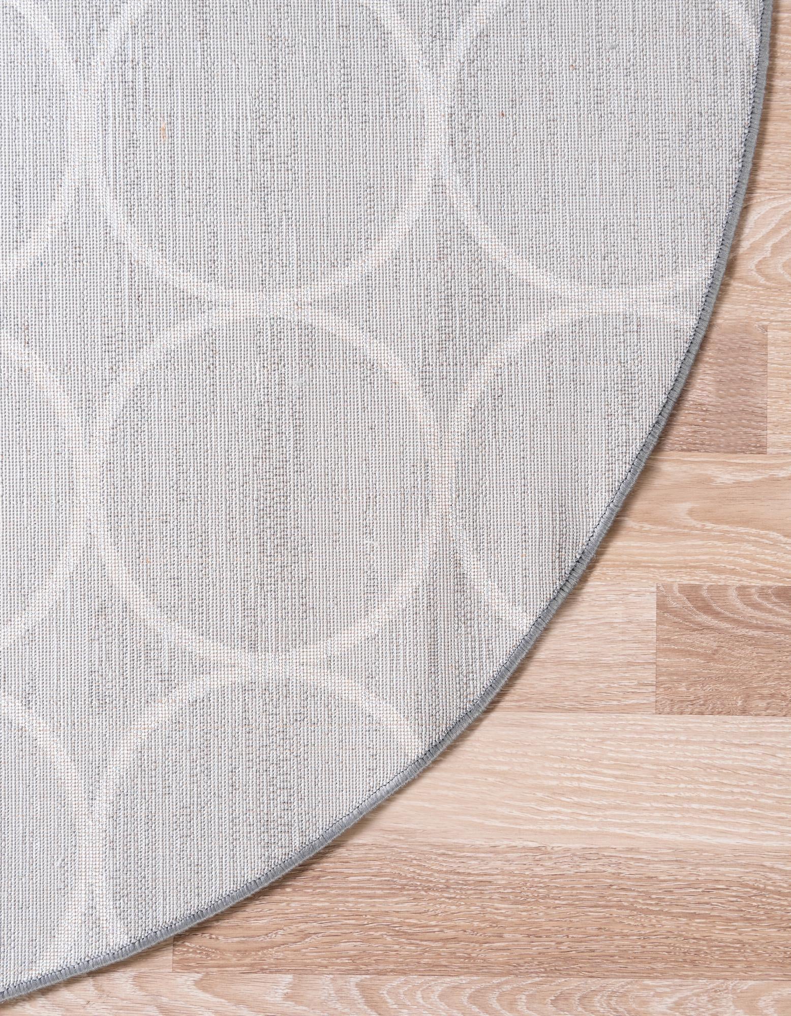 10' x 10' Lattice Trellis Round Rug