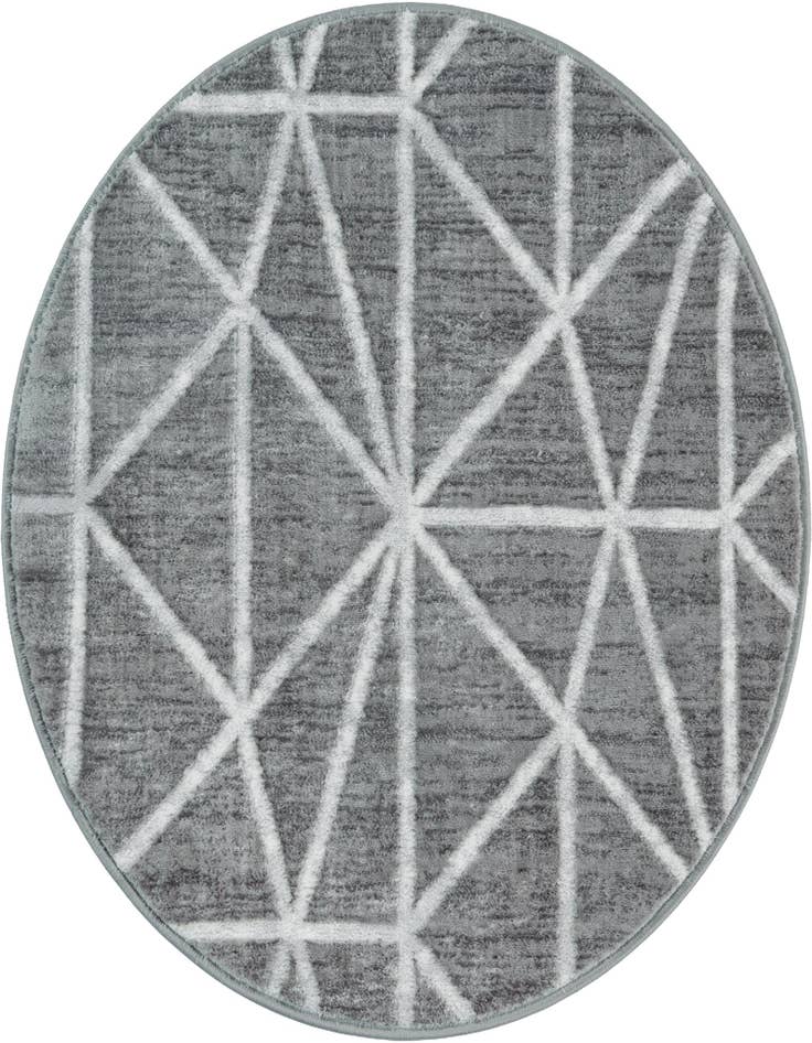Detail image of 3' 3 x 3' 3 Lattice Trellis Round Rug