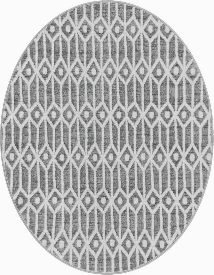 Detail image of 5' x 5' Lattice Trellis Round Rug
