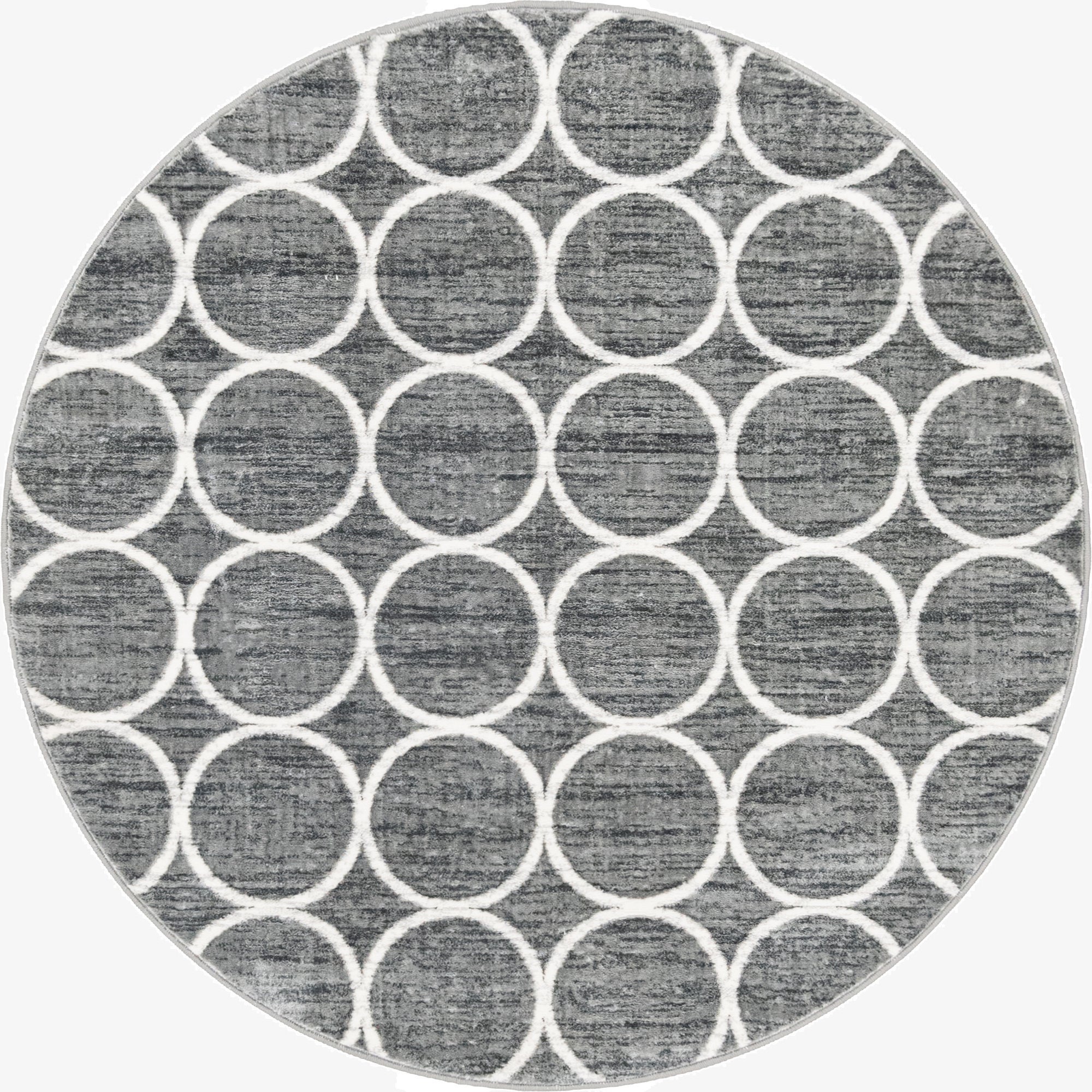 152cm x 152cm Lattice Trellis Round Rug