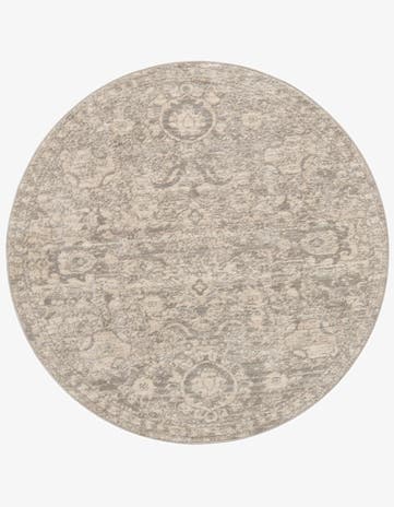 Gray Lola Round Rug