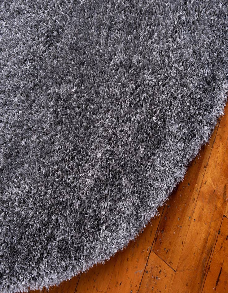 Detail image of 6' x 6' Luxury Solid Shag Round Rug