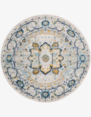 5' 3 x 5' 3 Madeline Vintage Round Rug