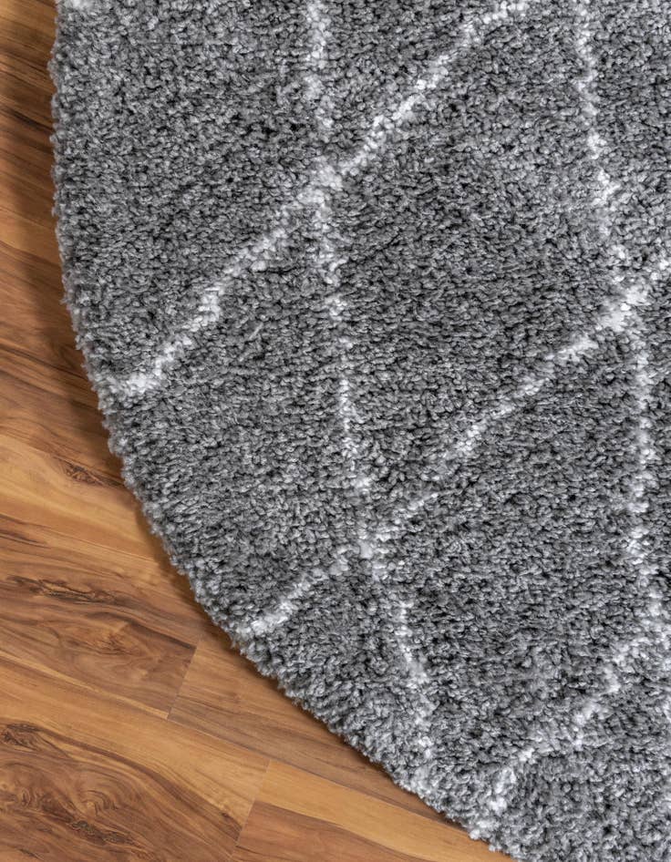 Detail image of 5' 3 x 5' 3 Marrakesh Shag Round Rug