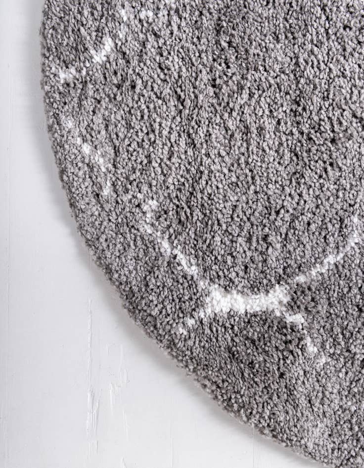 Detail image of 5' x 5' Marrakesh Shag Round Rug