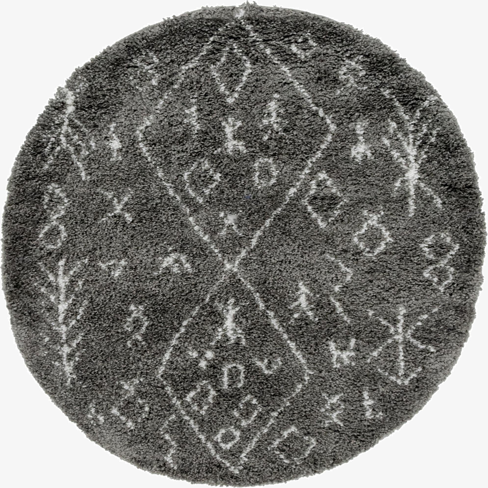 5' 3 x 5' 3 Marrakesh Shag Round Rug