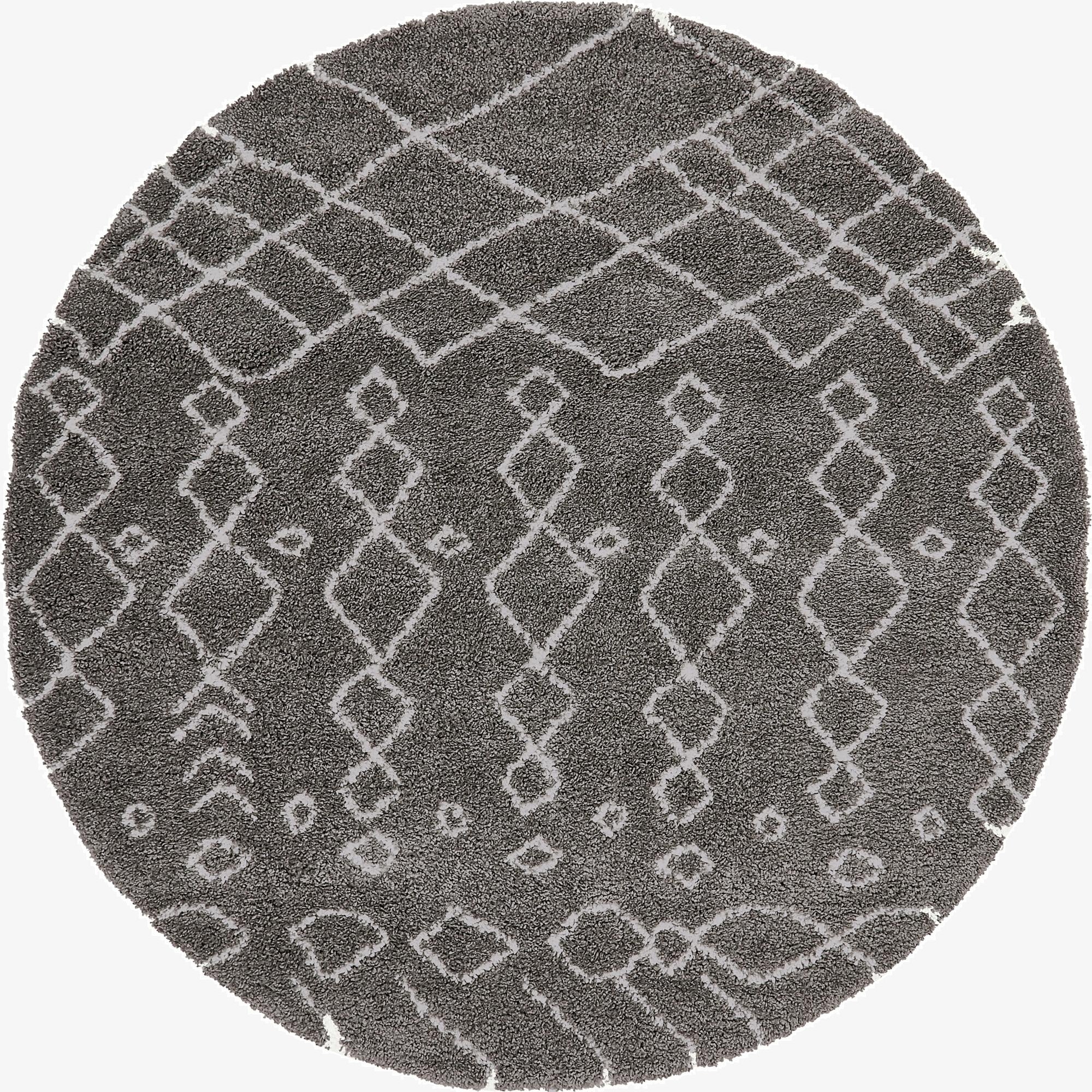 8' x 8' Marrakesh Shag Round Rug