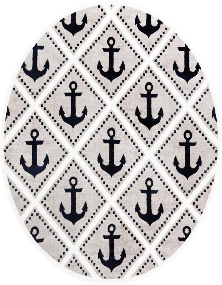 Detail image of 7' 10 x 7' 10 Metropolis Round Rug