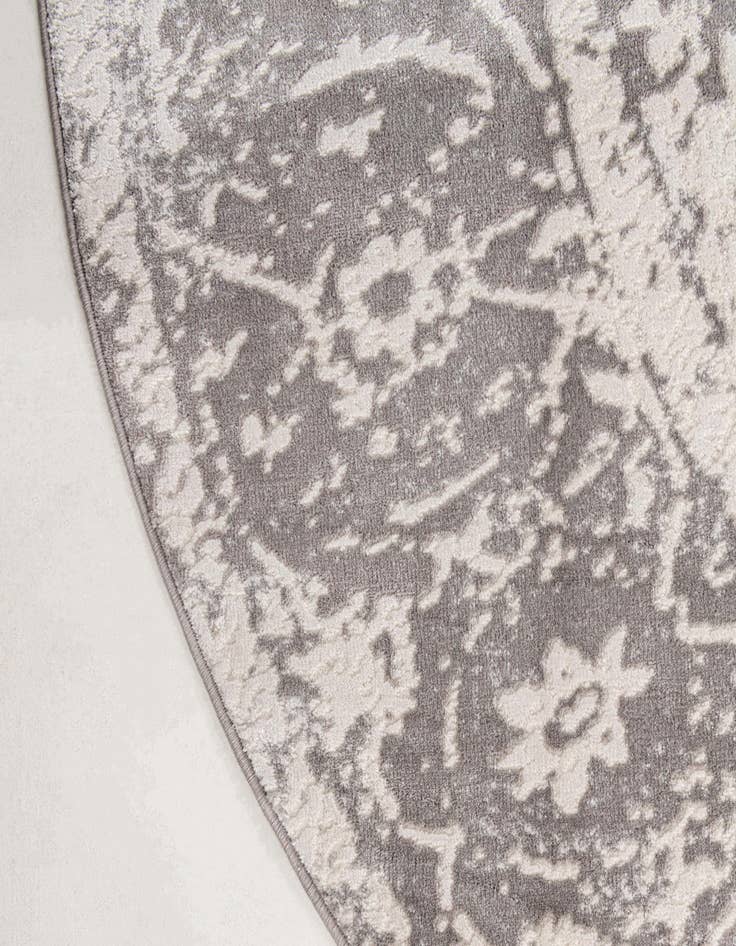 Detail image of 8' x 8' Modern Classical Round Rug