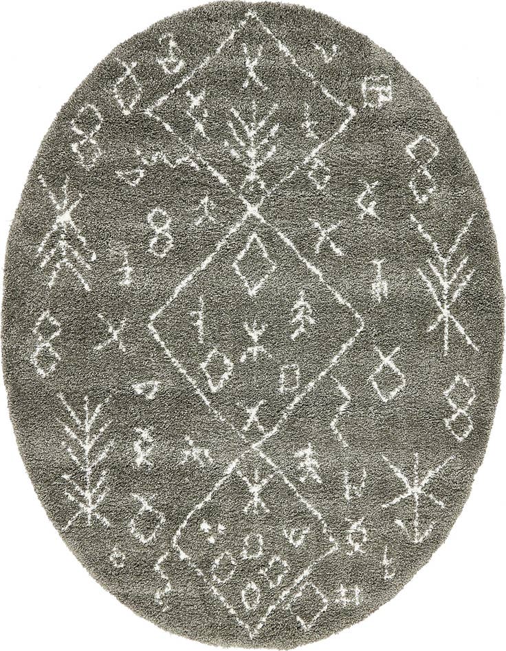 Detail image of 8' x 8' Moroccan Shag Round Rug