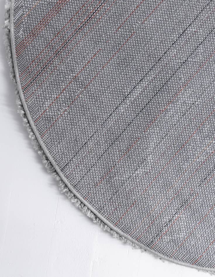 Detail image of 8' x 8' Moroccan Shag Round Rug