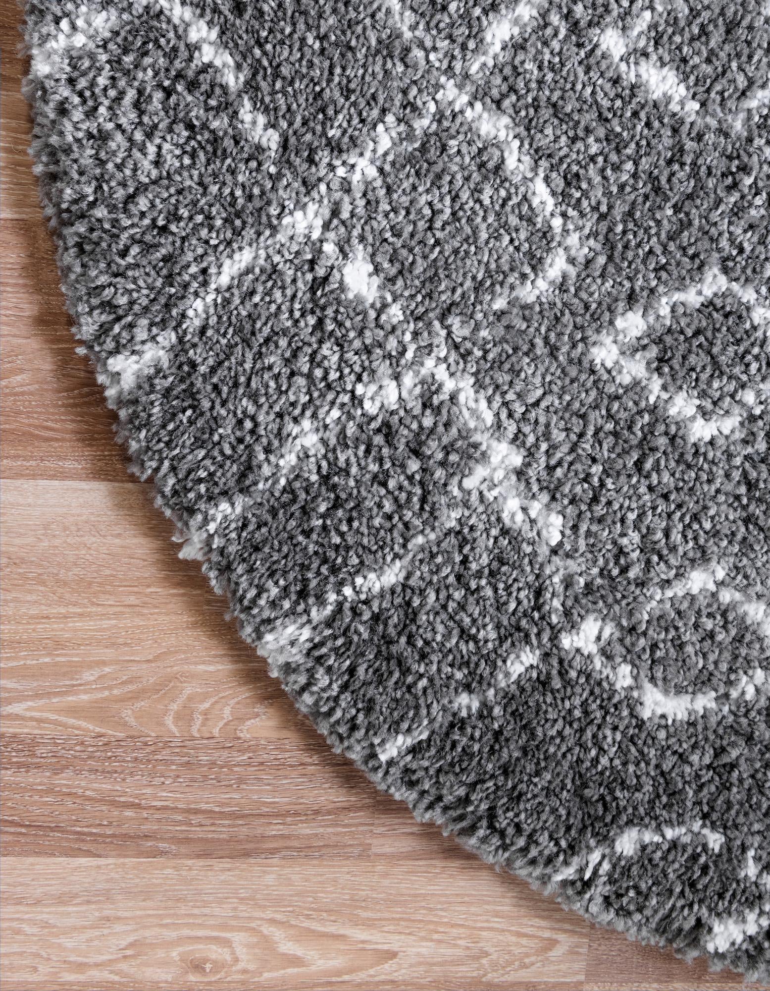 5' x 5' Moroccan Shag Round Rug