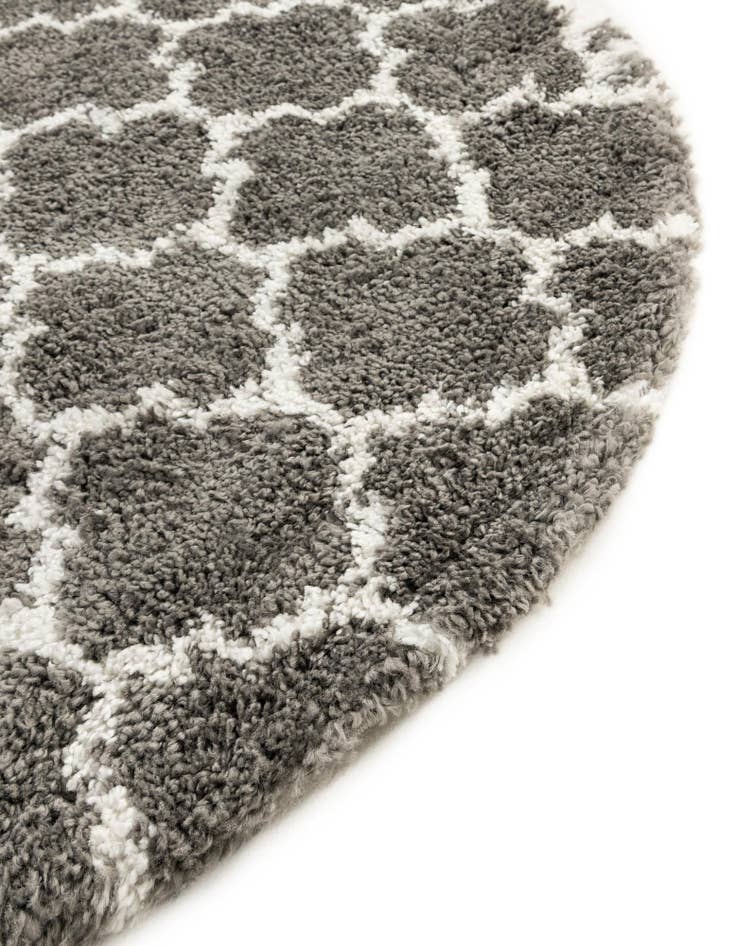 Detail image of 5' x 5' Moroccan Shag Round Rug