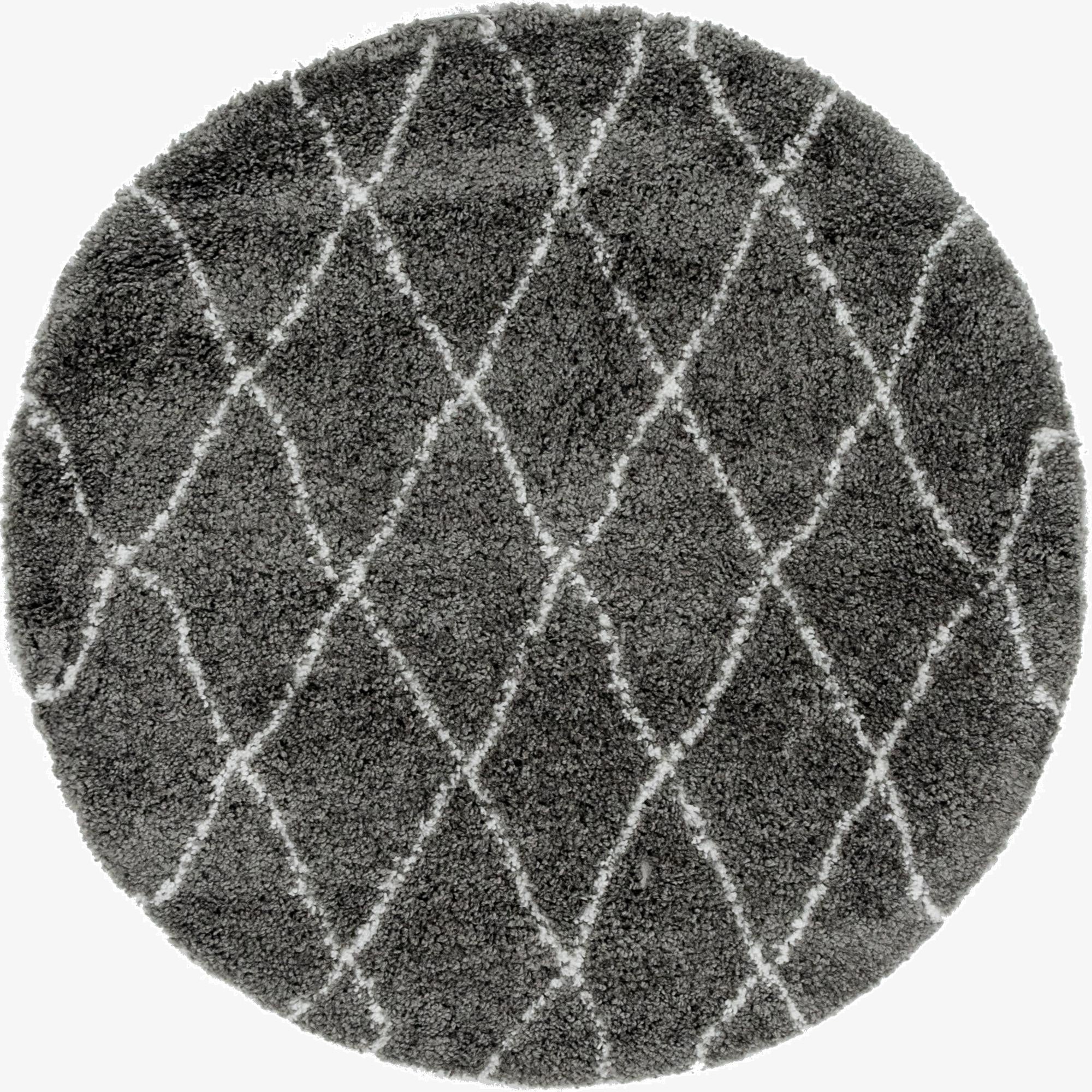 160cm x 160cm Marrakesh Shag Round Rug