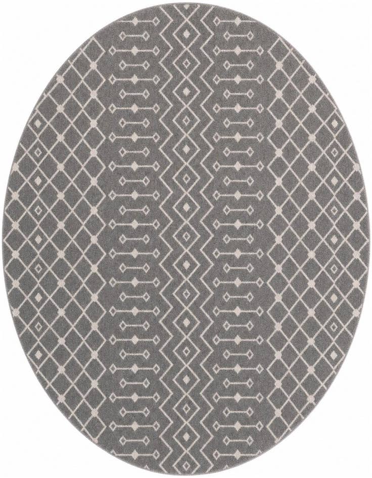 Detail image of 10' x 10' Moroccan Trellis Round Rug