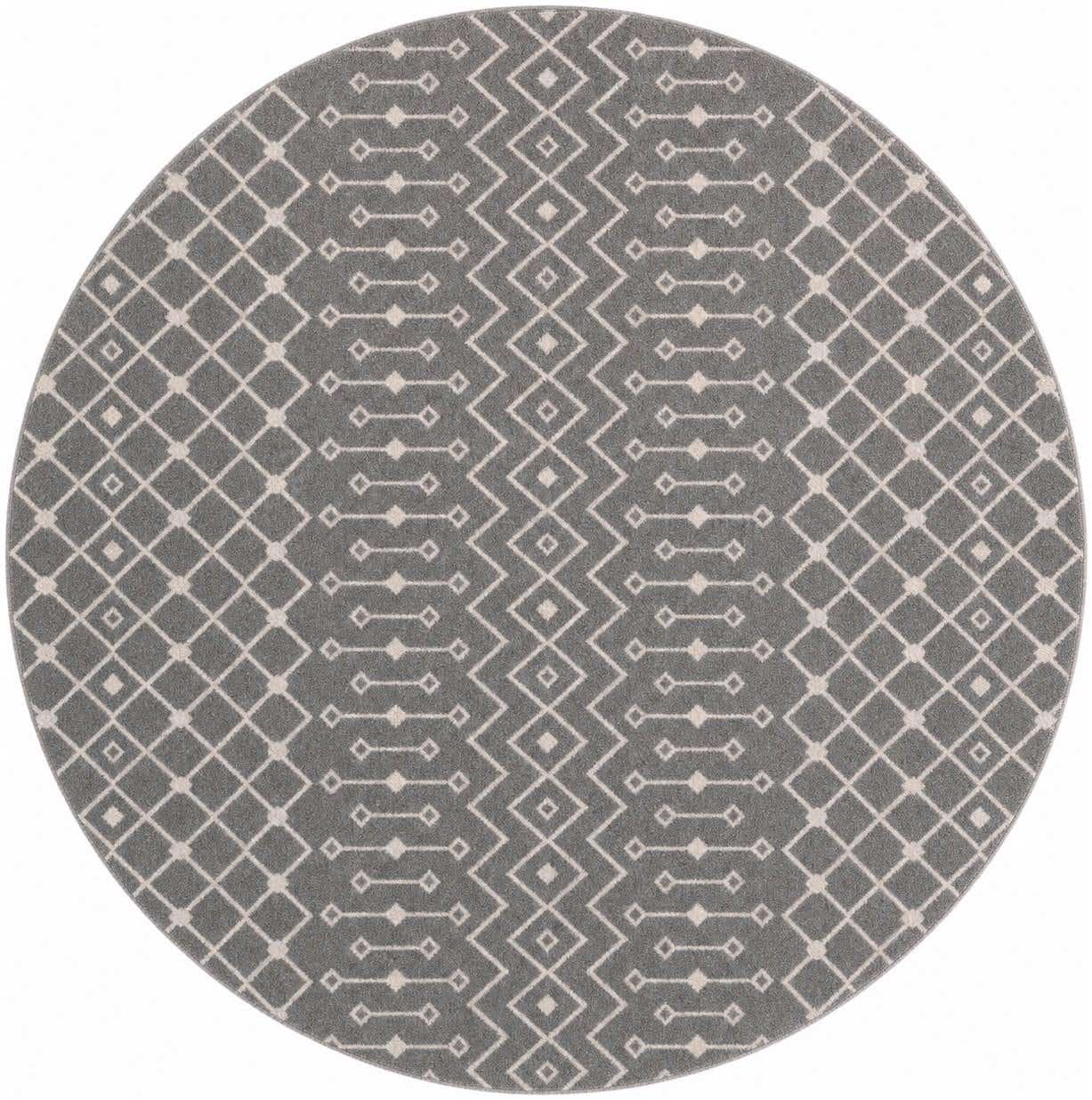 10' x 10' Moroccan Trellis Round Rug