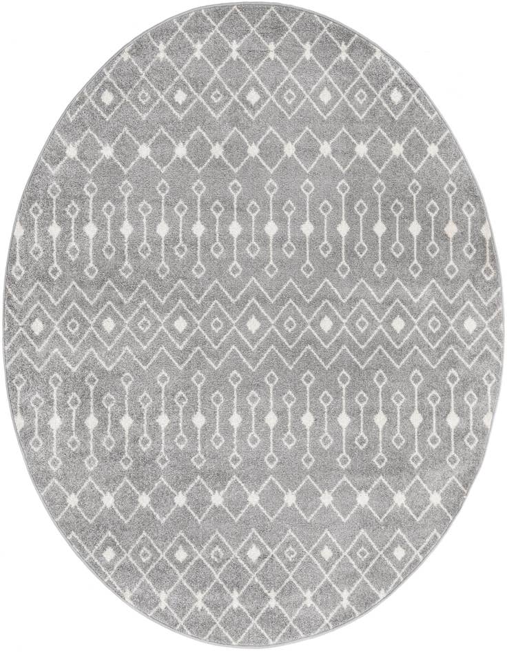Detail image of 7' 10 x 7' 10 Moroccan Trellis Round Rug