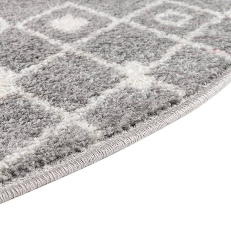Detail image of 10' x 10' Moroccan Trellis Round Rug