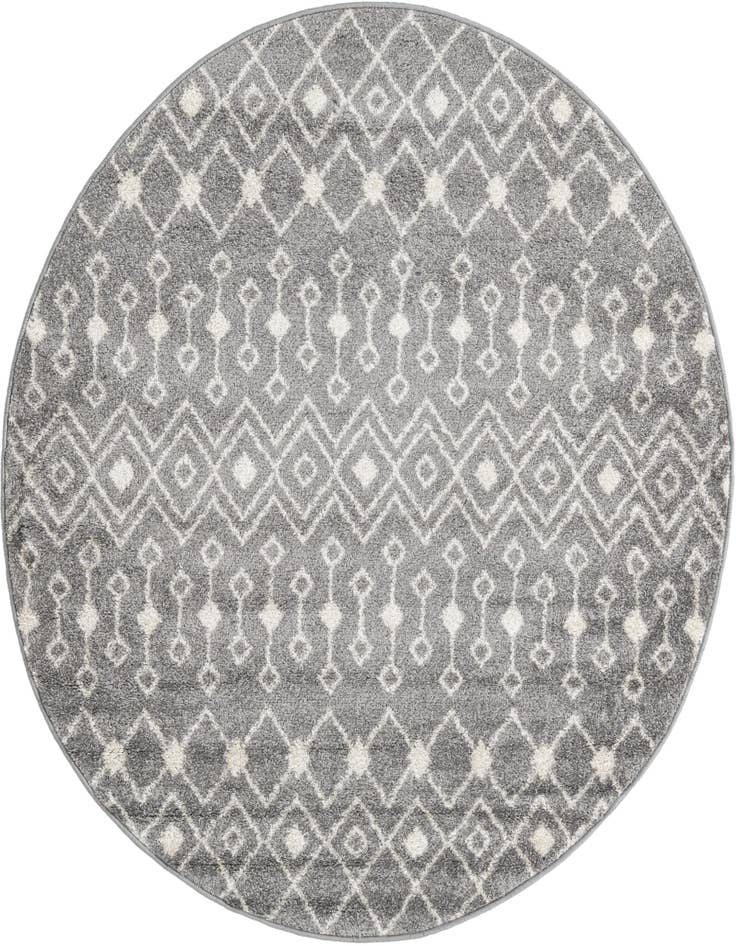 Detail image of 5' 3 x 5' 3 Moroccan Trellis Round Rug