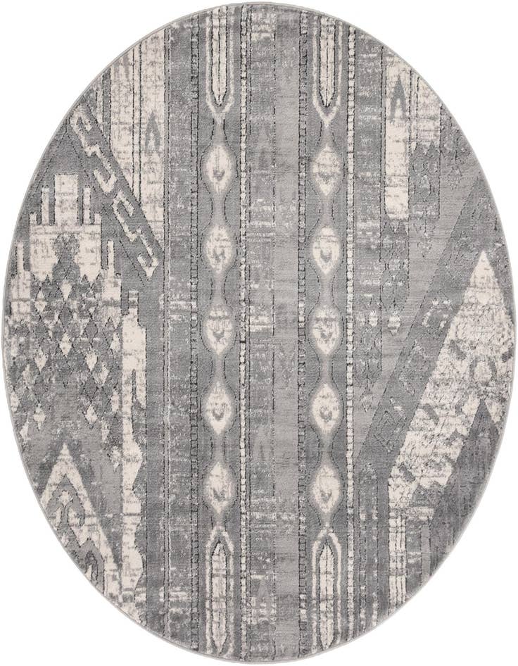Detail image of 5' 3 x 5' 3 Oregon Round Rug