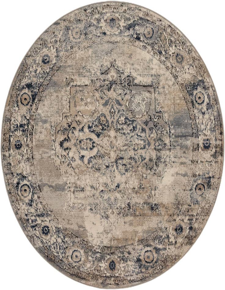 Detail image of 5' 3 x 5' 3 Oregon Round Rug