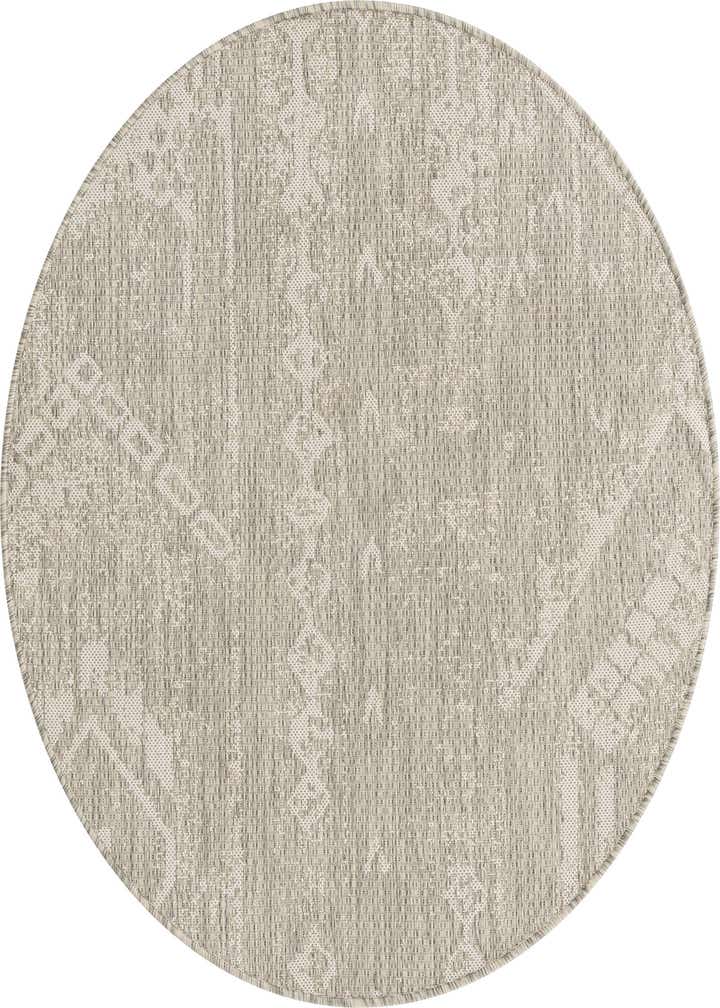 4' x 4' Easy-Clean Bohemian Indoor / Outdoor Round Rug
