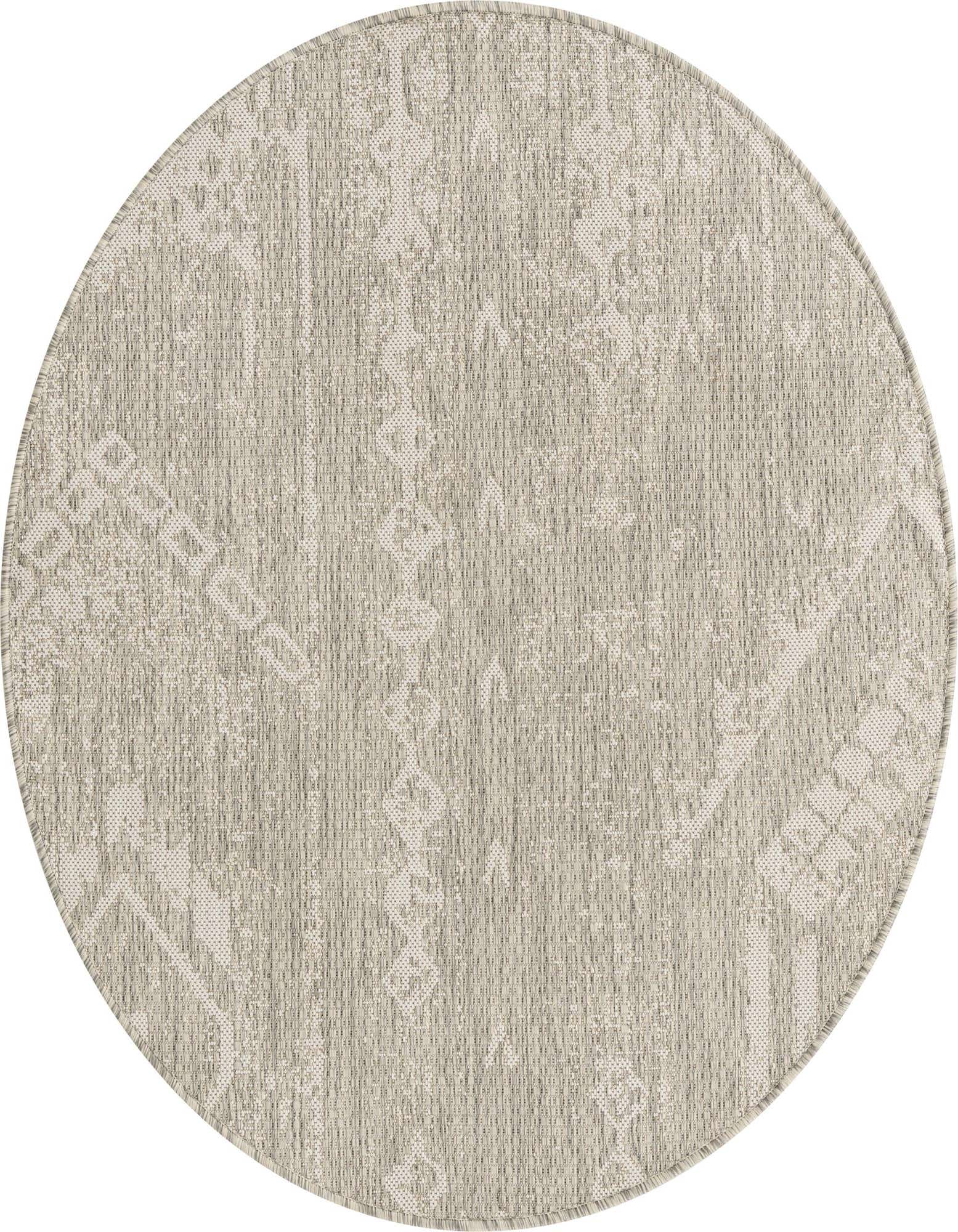 4' x 4' Easy-Clean Bohemian Indoor / Outdoor Round Rug