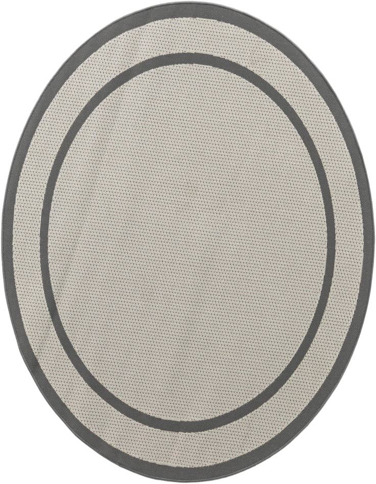 Detail image of 6' x 6' Easy-Clean Border Indoor / Outdoor Round Rug