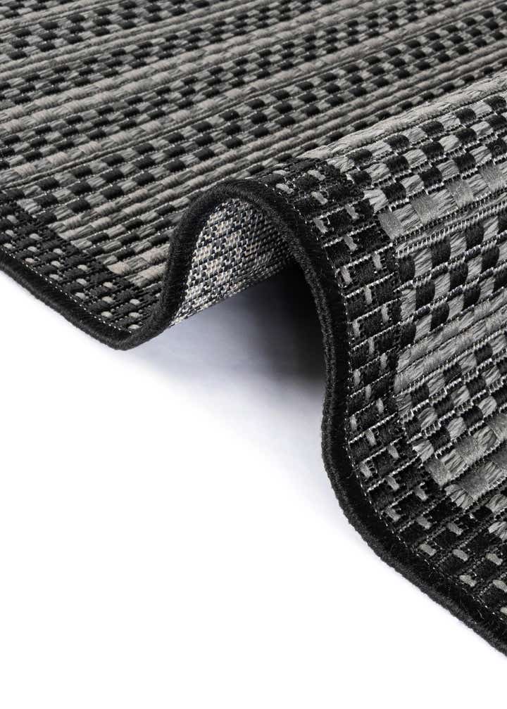 6' x 6' Easy-Clean Border Indoor / Outdoor Round Rug