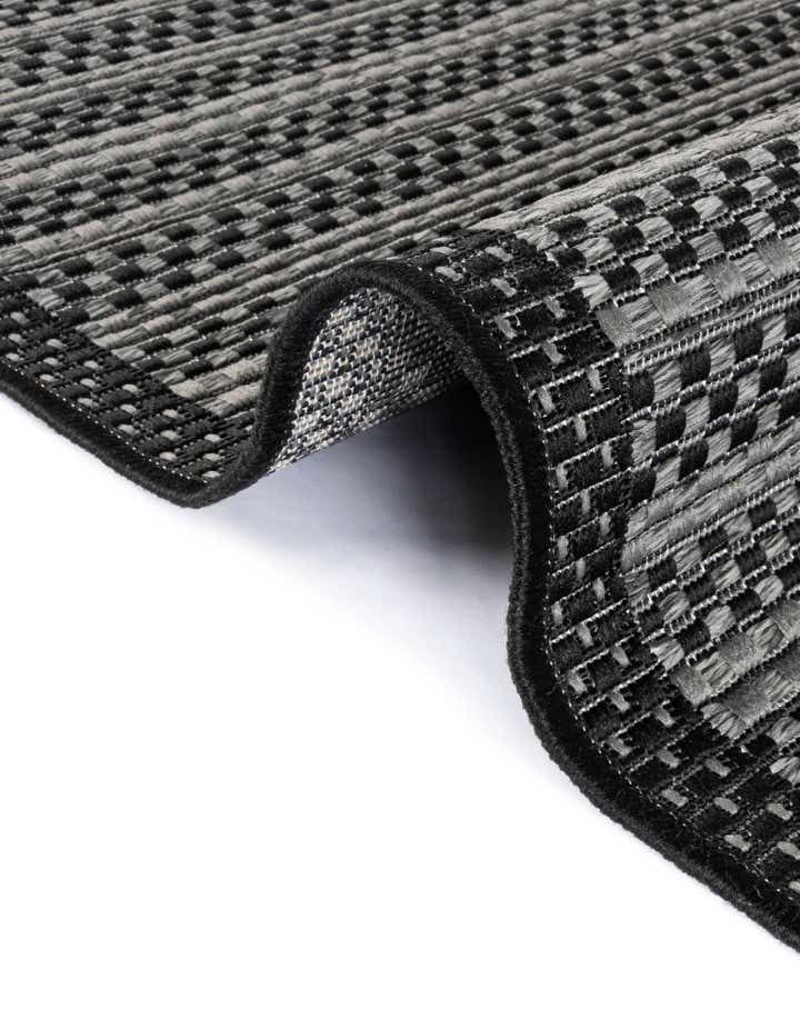 6' x 6' Easy-Clean Border Indoor / Outdoor Round Rug
