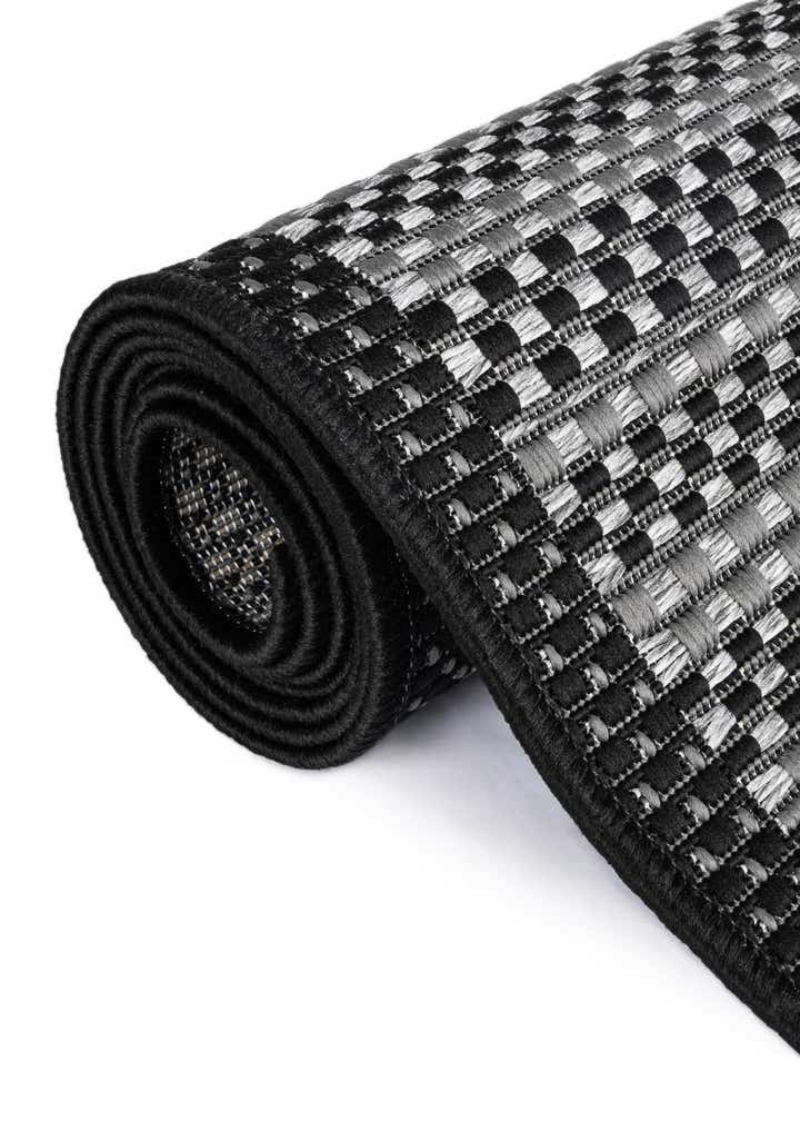 6' x 6' Easy-Clean Border Indoor / Outdoor Round Rug