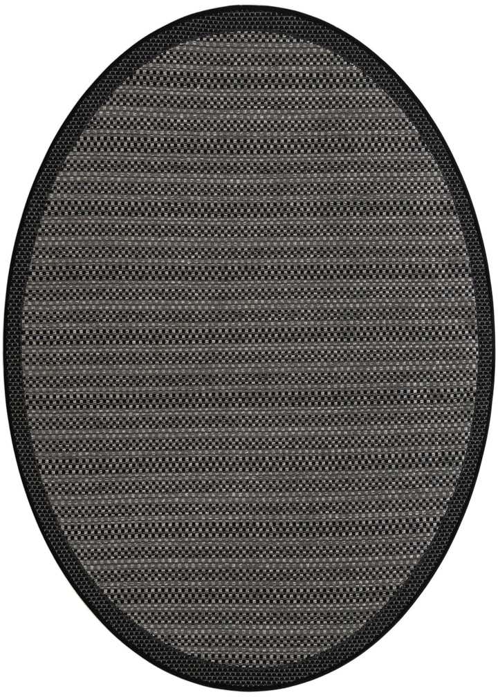 6' x 6' Easy-Clean Border Indoor / Outdoor Round Rug