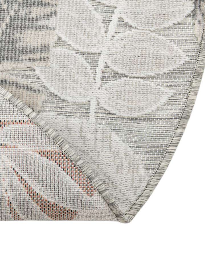 8' 2 x 8' 2 Easy-Clean Botanical Indoor / Outdoor Round Rug