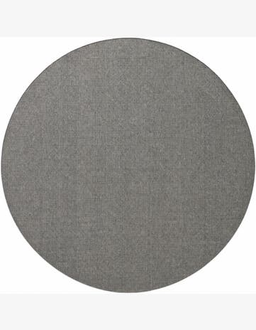 13' x 13' Easy-Clean Checkered Indoor / Outdoor Round Rug