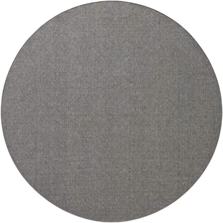 13' x 13' Easy-Clean Checkered Indoor / Outdoor Round Rug
