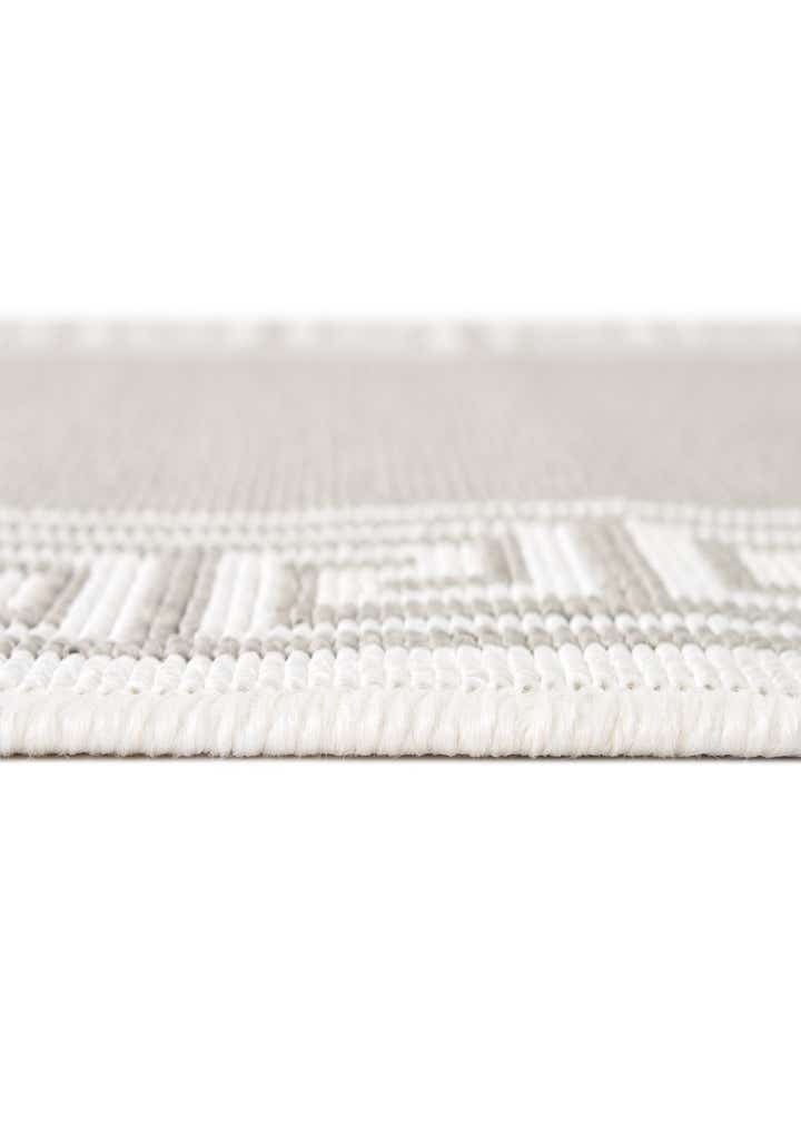 4' x 4' Easy-Clean Coastal Indoor / Outdoor Round Rug