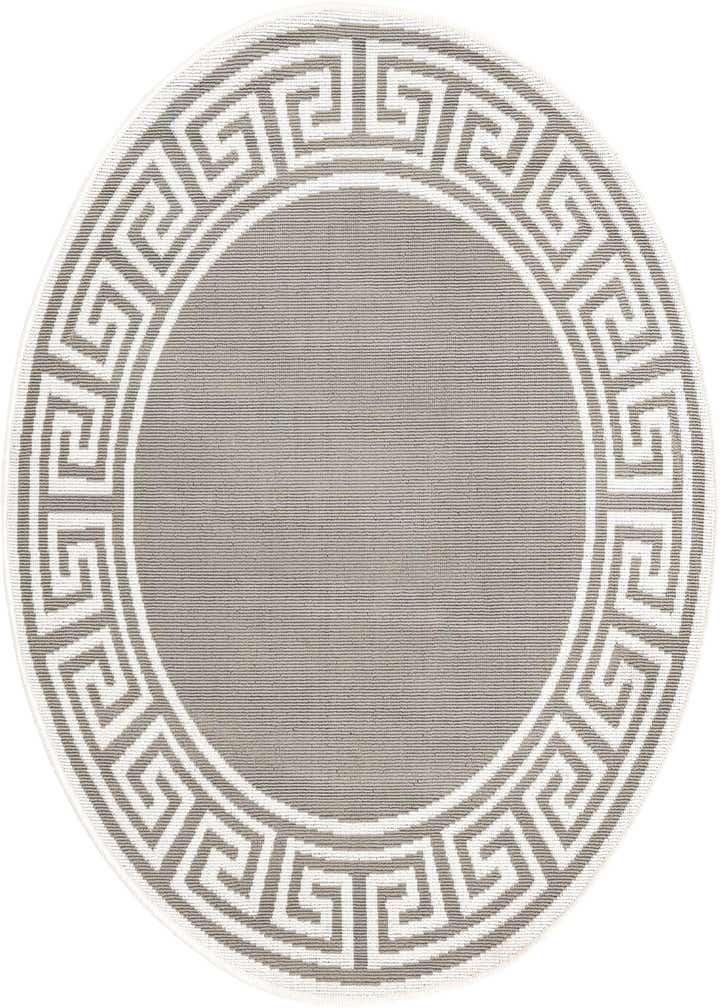 4' x 4' Easy-Clean Coastal Indoor / Outdoor Round Rug