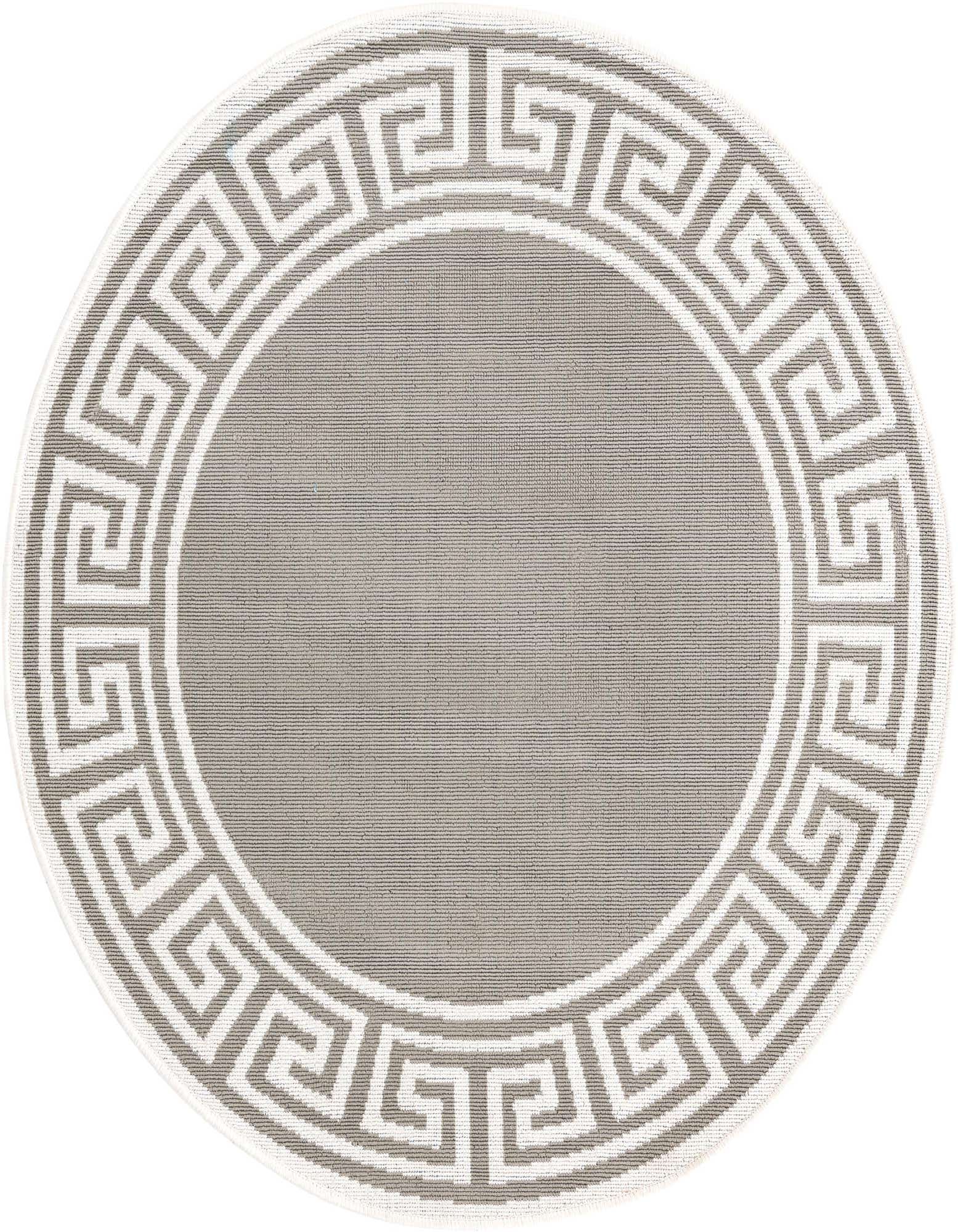 4' x 4' Easy-Clean Coastal Indoor / Outdoor Round Rug
