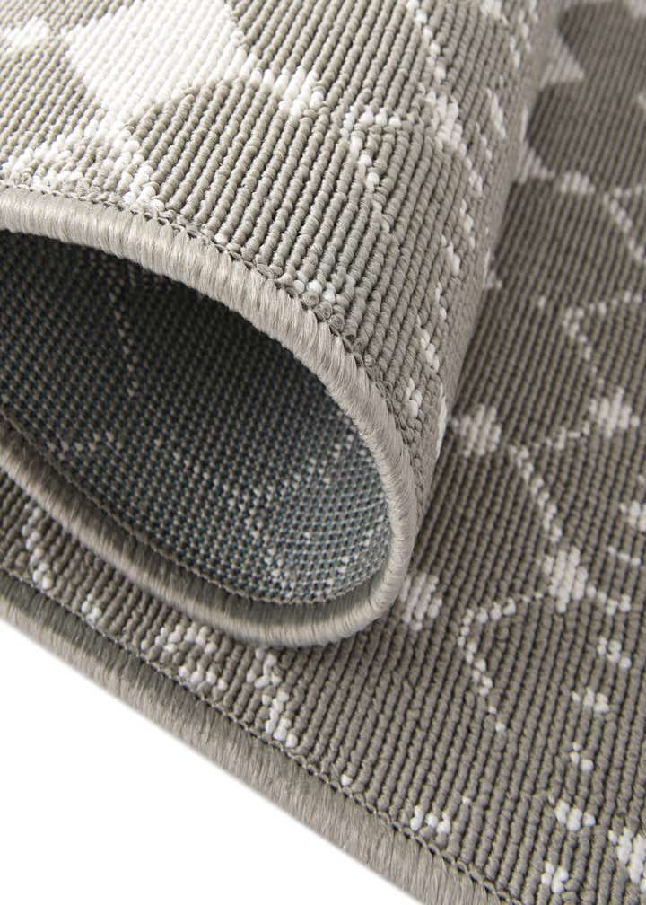 4' x 4' Easy-Clean Lattice Indoor / Outdoor Round Rug