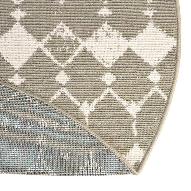 Detail image of 4' x 4' Easy-Clean Lattice Indoor / Outdoor Round Rug
