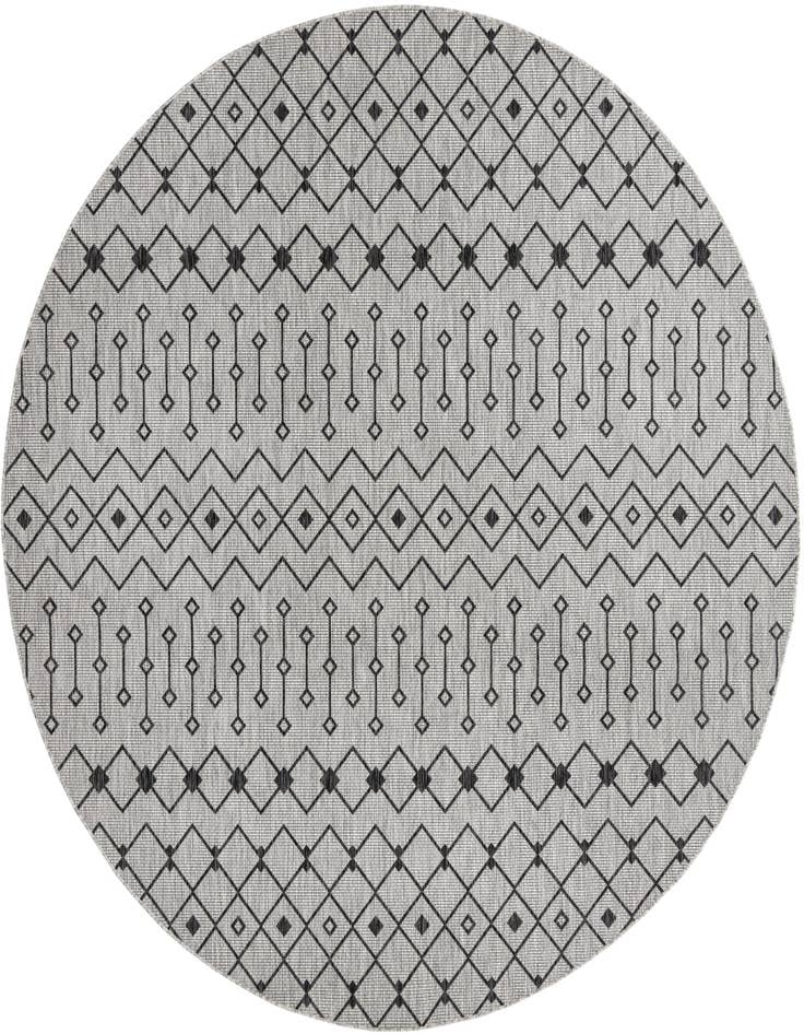Detail image of 10' 8 x 10' 8 Easy-Clean Lattice Indoor / Outdoor Round Rug
