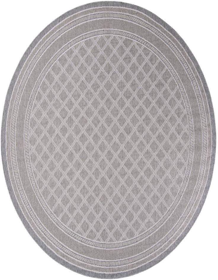Detail image of 10' x 10' Easy-Clean Lattice Indoor / Outdoor Round Rug
