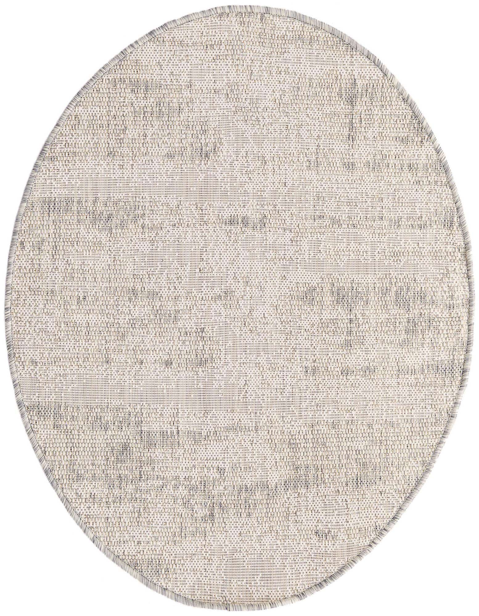 3' x 3' Easy-Clean Modern Indoor / Outdoor Round Rug