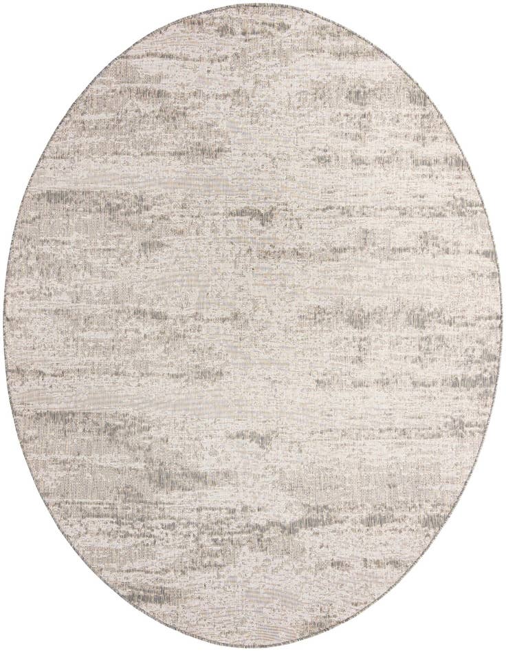 Detail image of 10' x 10' Easy-Clean Modern Indoor / Outdoor Round Rug