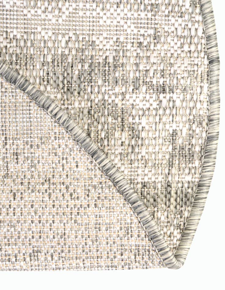 Detail image of 12' x 12' Easy-Clean Modern Indoor / Outdoor Round Rug