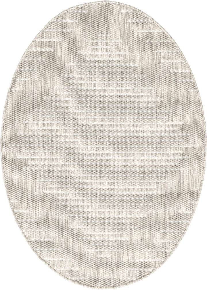 3' x 3' Easy-Clean Modern Indoor / Outdoor Round Rug