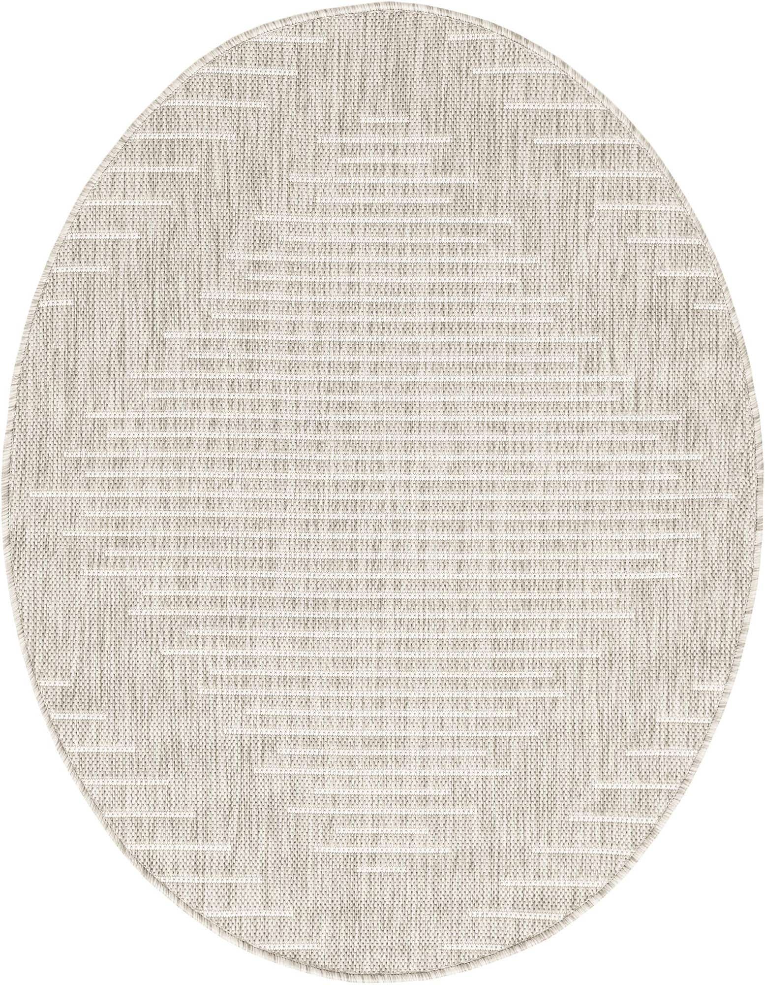 3' x 3' Easy-Clean Modern Indoor / Outdoor Round Rug