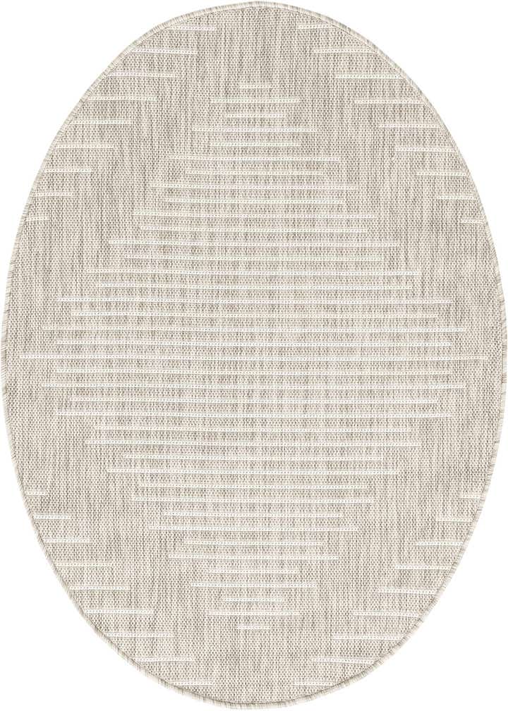 4' x 4' Easy-Clean Modern Indoor / Outdoor Round Rug