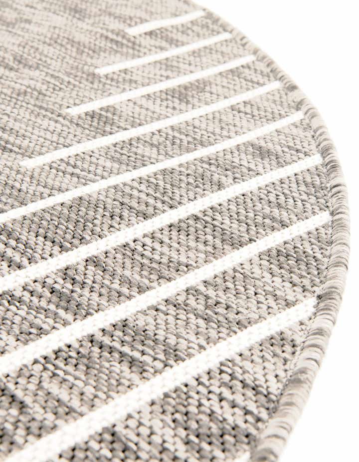 10' x 10' Easy-Clean Modern Indoor / Outdoor Round Rug